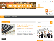 Tablet Screenshot of noticiasinmobiliaria.com